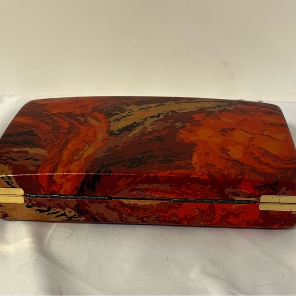 VINYL COVERED PIERCED EARRING STORAGE or TRAVEL BOX - Holds 15 Pairs of Earrings - Picture 4 of 11